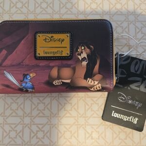 Loungefly Lion King Villains Wallet - Black and Yellow
